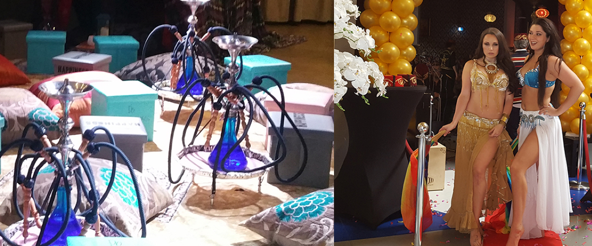 Shisha 1001 Nacht decoratie in stijl