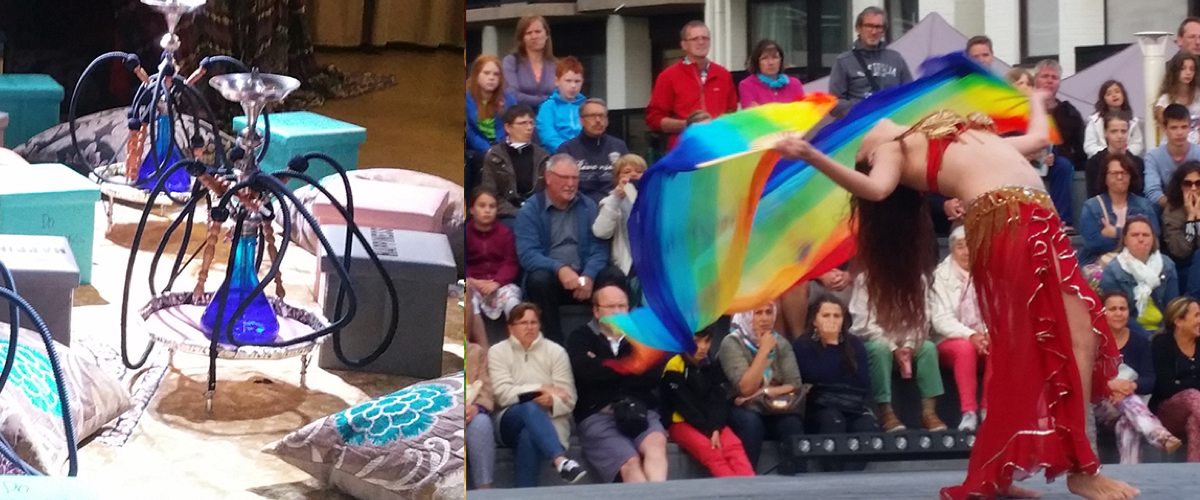 Shisha en vuurshow